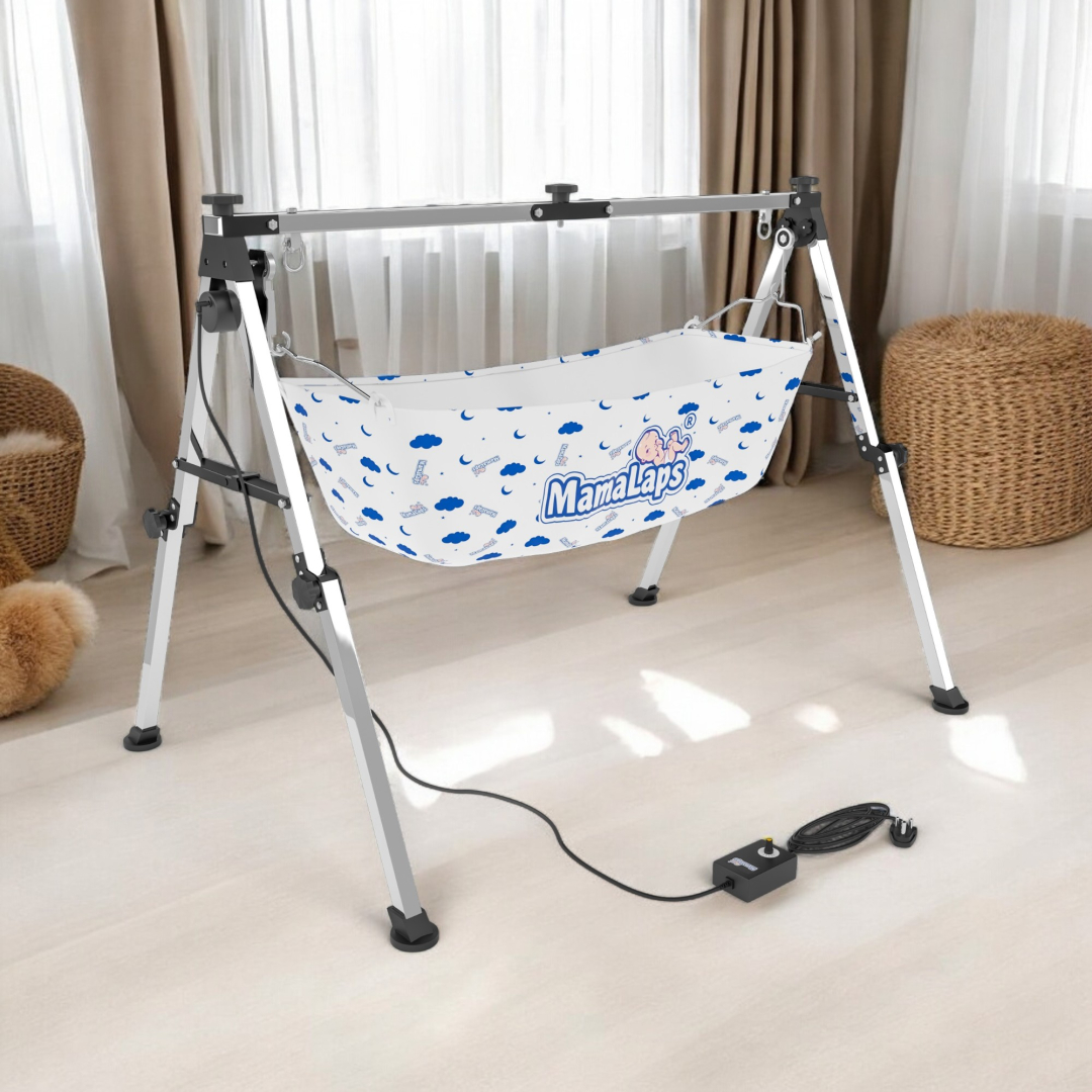 Pro Plus Automatic Baby Cradle - Double Foldable Heavy - 10* Kg Cradle