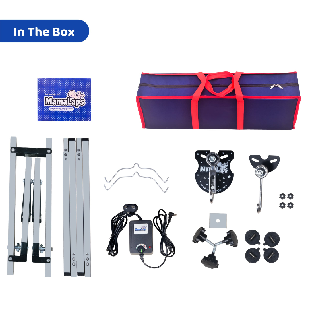 Premium Automatic Baby Cradle - Double Foldable Heavy - 9* Kg Cradle - Image 5