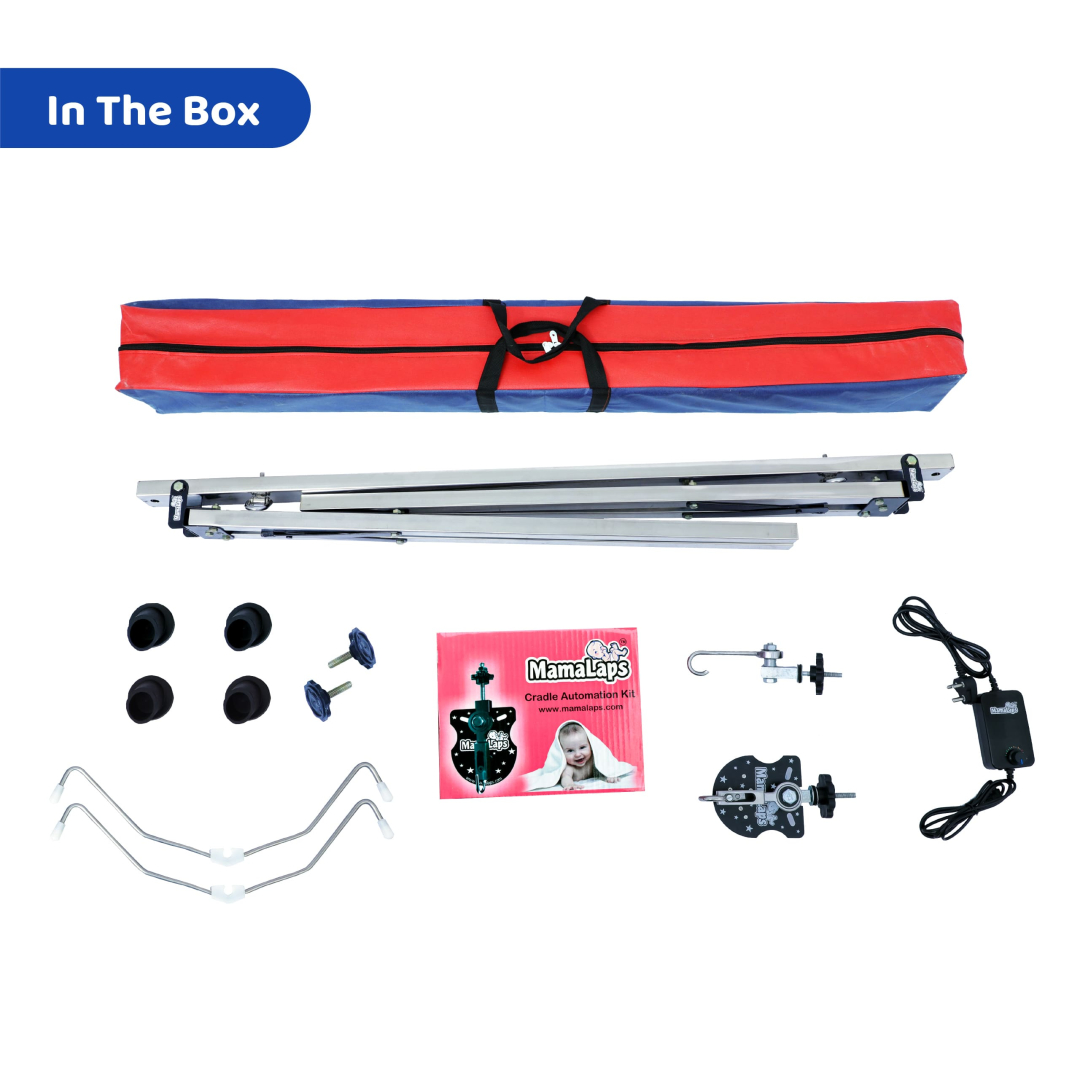 Regular Automatic Baby Cradle - Single Foldable - 6.5* Kg Cradle - Image 5