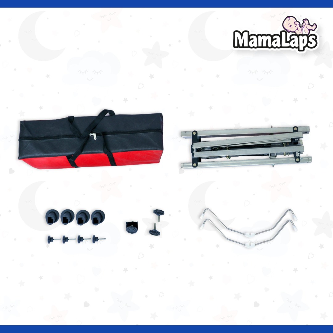 Premium Manual Baby Cradle - Double Foldable Heavy - 7.5* Kg Cradle - Image 4