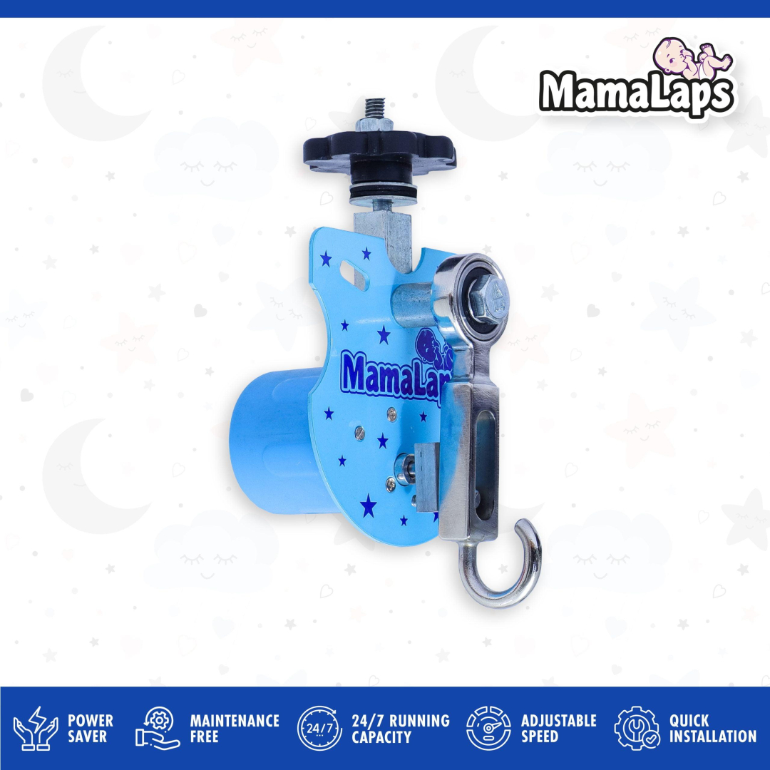 Premium Cradle Kit - Blue Universal Baby Cradle Automation Kit (Cradle not included) - 2* kg Cradle Kit - Image 3