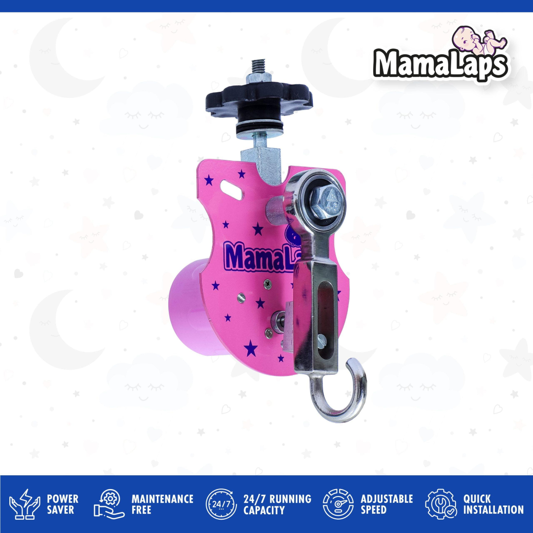 Premium Cradle Kit - Pink Universal Baby Cradle Automation Kit (Cradle not included) - 2* kg Cradle Kit - Image 3