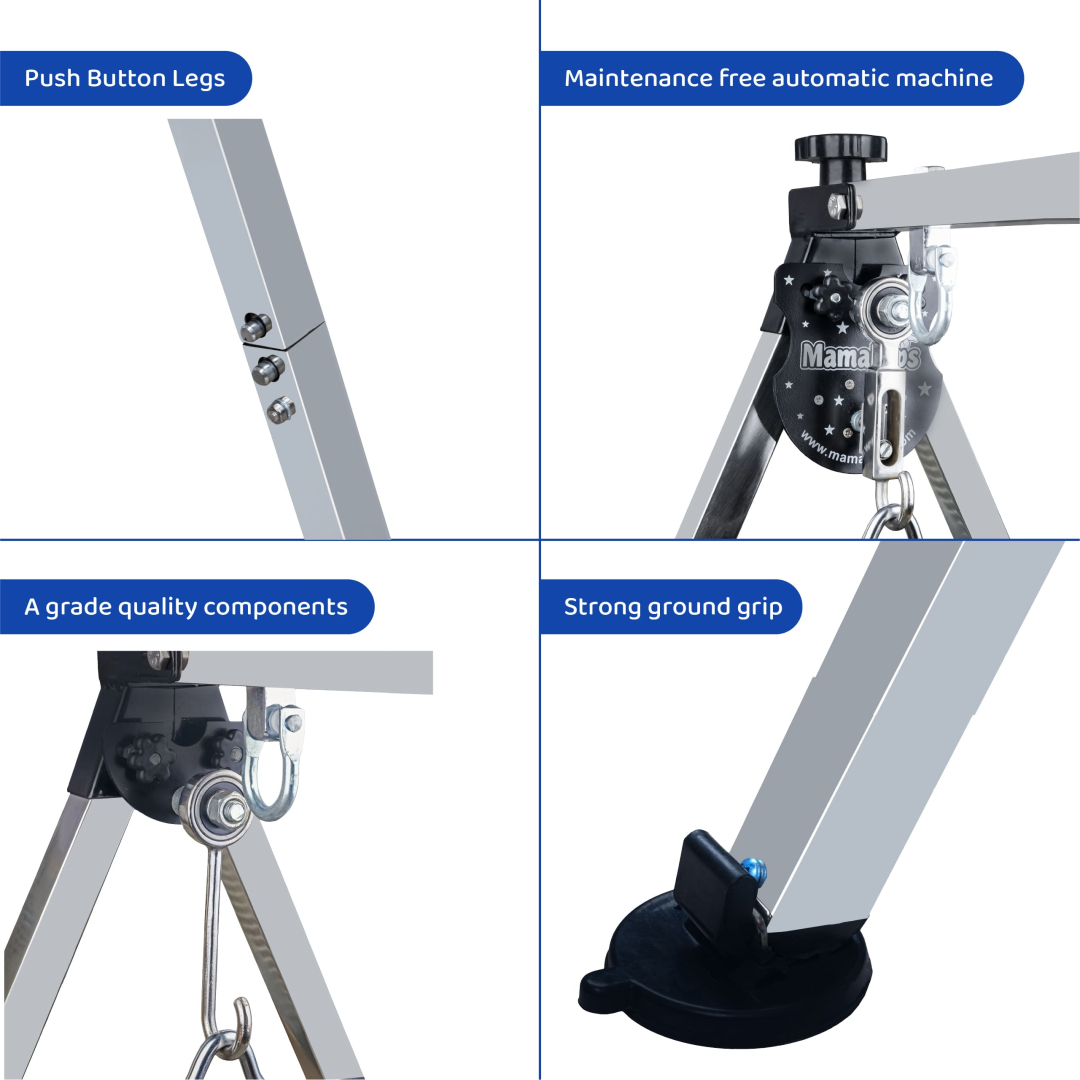 Premium Automatic Baby Cradle - Double Foldable Heavy - 9* Kg Cradle - Image 7