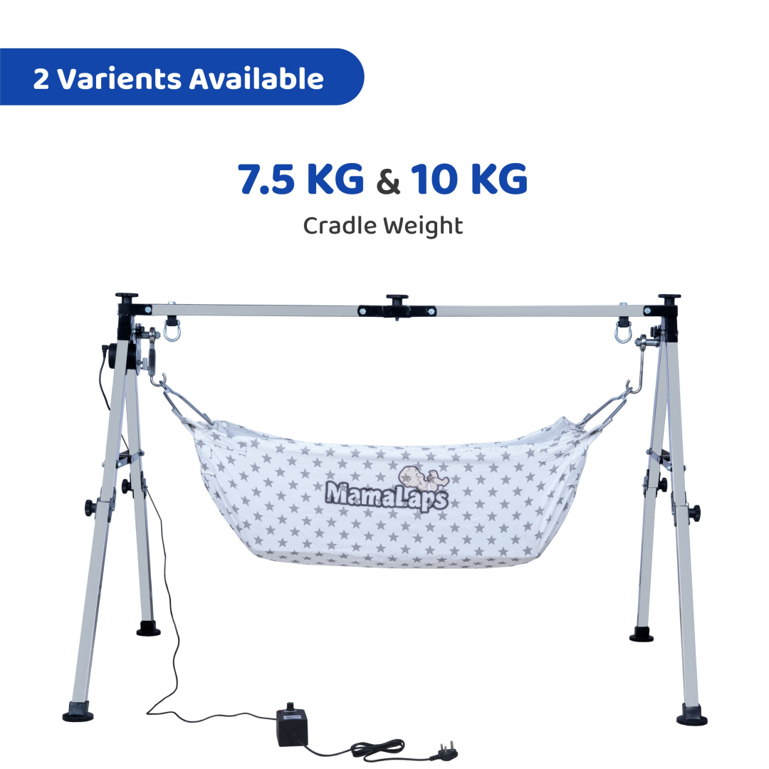 Pro Plus Automatic Baby Cradle - Double Foldable Heavy - 10* Kg Cradle - Image 9