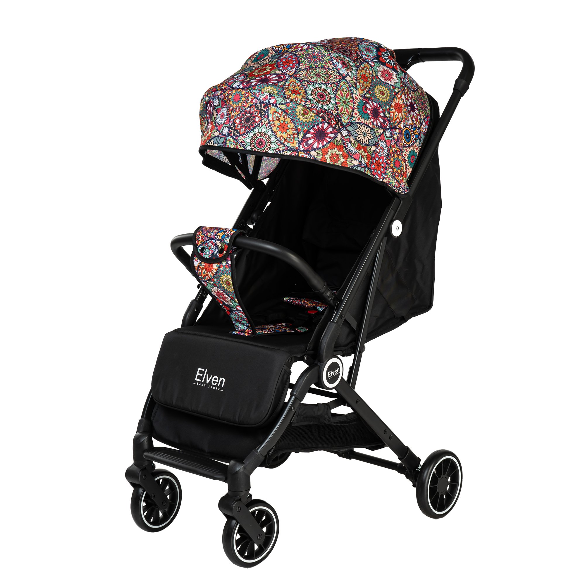 2025/02/1000253190.jpg MamaLaps Elven baby stroller EasyFlyer (Pink Designed Canopy) - Image 1