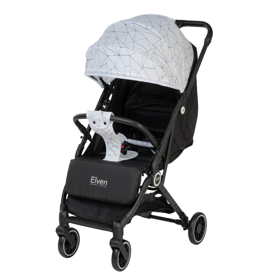 MamaLaps Elven baby stroller EasyFlyer (White Canopy)