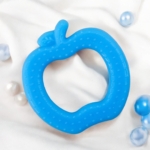 Blue Apple Soft Food Grade Silicon Teethers - BIS Certified