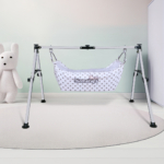 Premium Manual Baby Cradle - Double Foldable Heavy - 7.5* Kg Cradle